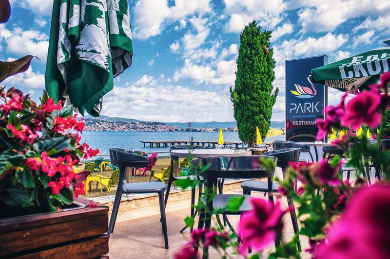 Park Lakeside Ohrid Bagian luar foto